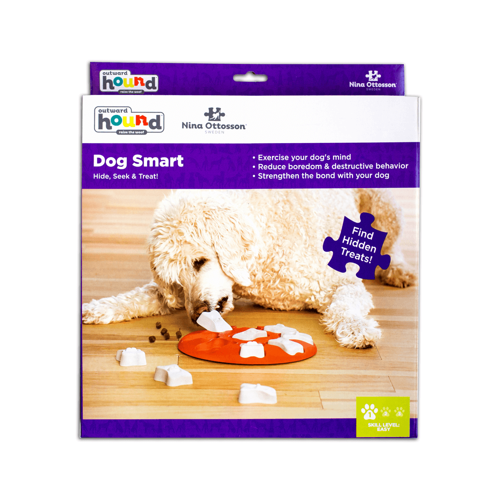 Nina Ottosson Interactive Treat Hiding Dog - The Smart in Orange